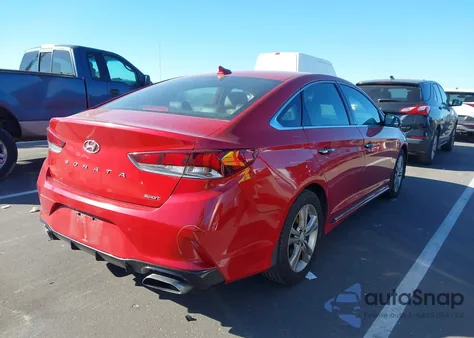 2018 Hyundai Sonata Sport z USA, uszkodzony, nr VIN 5NPE34AF7JH675470